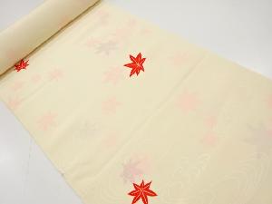 アンティーク　竜田川模様　長襦袢地反物